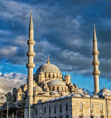 Fototapeta na wymiar Mosque In Instanbul, Turkey