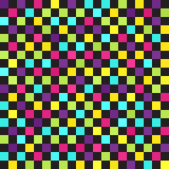 Checkered pattern. Seamless vector