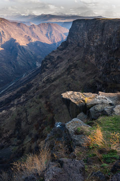 Beautiful mountain landscape with canyon, Armenia