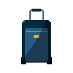 Travel suitcase isolated icon vector illustration graphic design