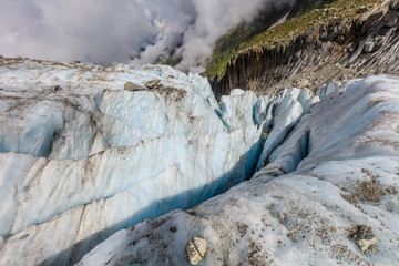 Argentiere Glacier in Chamonix Alps, France