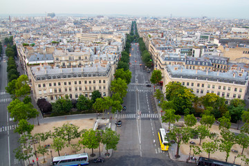 Panoramic view of Paris