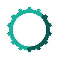 Gear machinery piece icon vector illustration graphic design