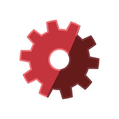 Gear machinery piece icon vector illustration graphic design