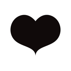 Heart love romanticism icon vector illustration graphic design