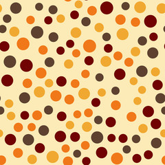 Abstract seamless pattern with circles