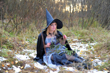Witch in the forest