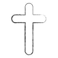 Christianity cross symbol icon vector illustration graphic design