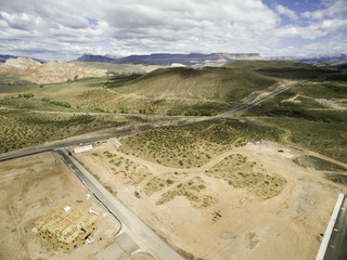 Aerial Desert Construction