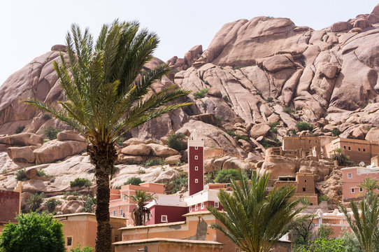 Village berbère de Tafraout, Maroc