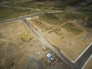 Aerial Desert Construction