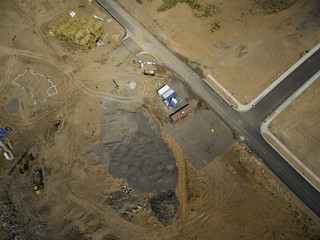 Aerial Desert Construction