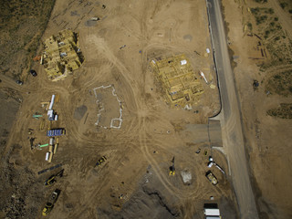 Aerial Desert Construction