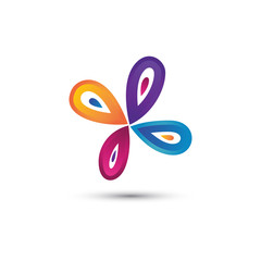 Abstract  Logo Flower 