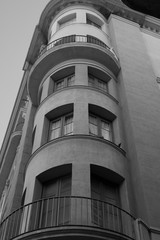 Fototapeta na wymiar Architecture architectural detail photo black white
