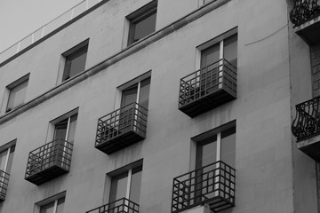 Fototapeta na wymiar Architecture architectural detail photo black white