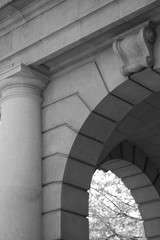 Architecture architectural detail photo black white