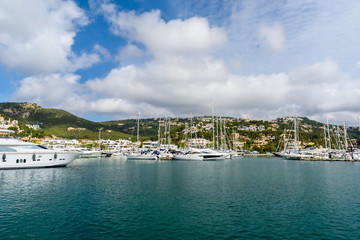 Port d'Andratx, Mallorca - old village in bay with beautiful coast