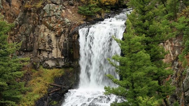 Undine Falls in Yellowstone
