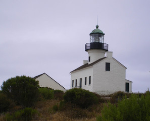 Fototapeta na wymiar Pt. Loma Lighthouse