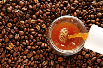 coffee beans as wallpaper