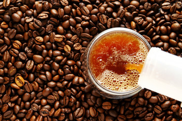 coffee beans as wallpaper