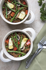 Two Bowls of Paella