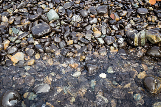 Beautiful pebbles on Koh Hin Ngam , Andaman sea,Thailand