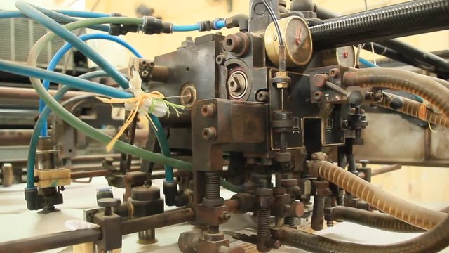 machines in printing workshop


