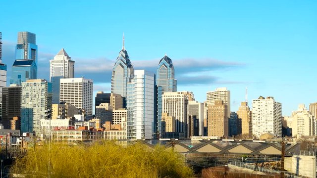 Philadelphia skyline in daylight