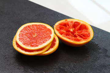 Naklejka na ściany i meble Grapefruit or citrus