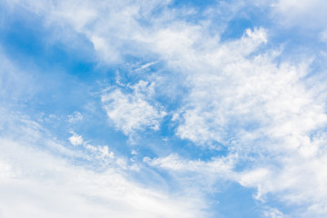 Naklejka na ściany i meble blue sky with tiny cloud