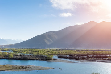 beautiful brahmaputra landscape