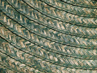 closeup woven bamboo pattern
