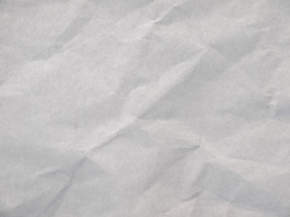 Crumpled white paper background