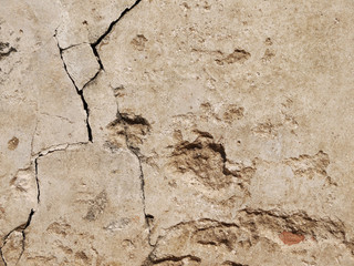 old wall with crack texture