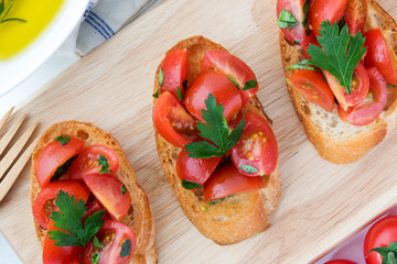 トマトのブルスケッタ