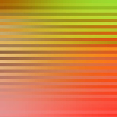 Obraz premium Abstract orange line to the green
