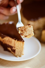 Home cheesecake