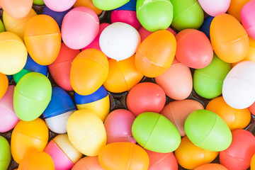 Plastic easter eggs toy for children's