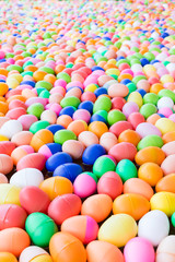 Plastic easter eggs toy for children's