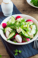 Spring vegetable salad
