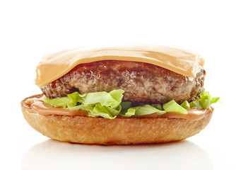 process of making burger