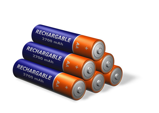 Batteries rechargeables piles AA