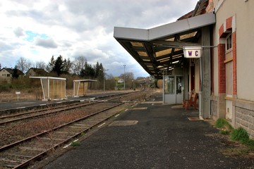 Gare d'Eygurande-Merlines (Corrèze)