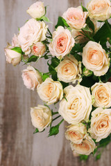 Roses bouquet close-up