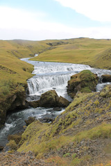 スコゥガフォス付近の風景