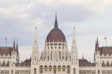 Obraz premium Hungarian Parliament Building in Budapest