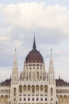 Hungarian Parliament Building in Budapest