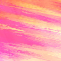 Beautiful Painted Brush Stroke Backdrop Featuring Vibrant Shades of Pink and Orange - High Resolution Illustration, suitable for graphic design or background use.